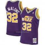 Maglia Utah Jazz Karl Malone #32 Mitchell & Ness 1991-92 viola